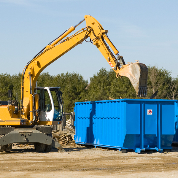 are there any restrictions on where a residential dumpster can be placed in Piqua KS